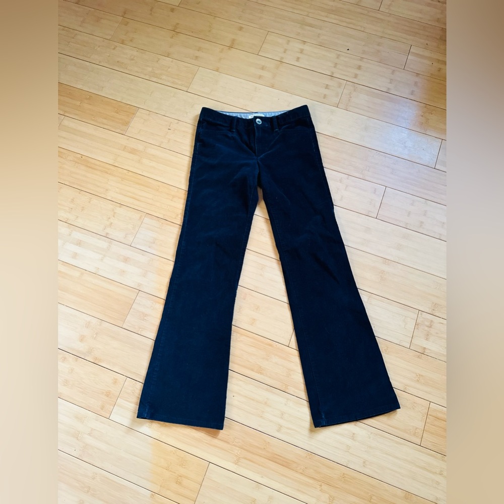 BANANA REPUBLIC Blue Corduroy High Rise Flare Pants Ladies 27 waist